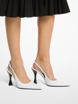 Isabella Leather Slingback Pump