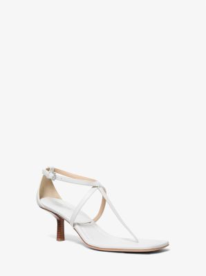 Michael Kors Collection Anna Leather Sandal