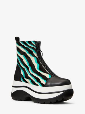 michael kors boots blue