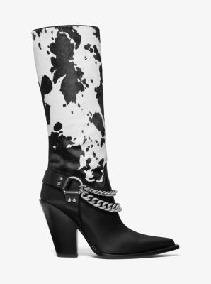 Brodie Pony Print Calf Hair and Leather Boot