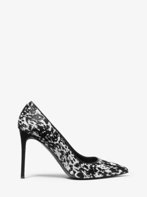 Gretel Speckled Pony Print Calf Hair Pump