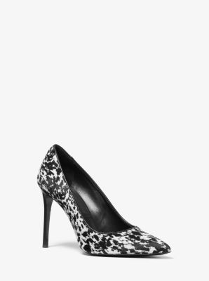 Gretel Speckled Pony Print Calf Hair Pump