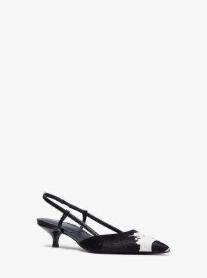 Hallie Pony Print Calf Hair Pump