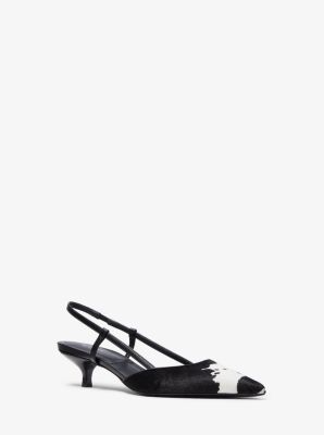 Hallie Pony Print Calf Hair Pump 