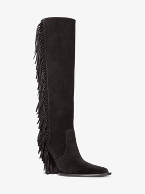 michael kors thigh high suede boots