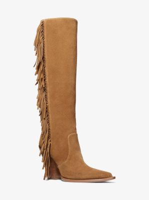 michael kors fringe boots