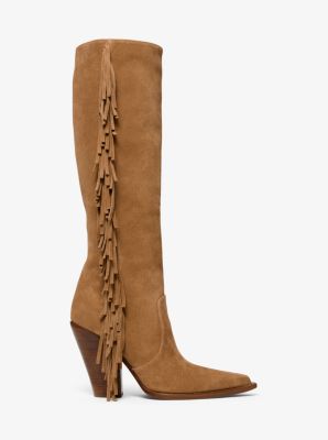 michael kors fringe boots