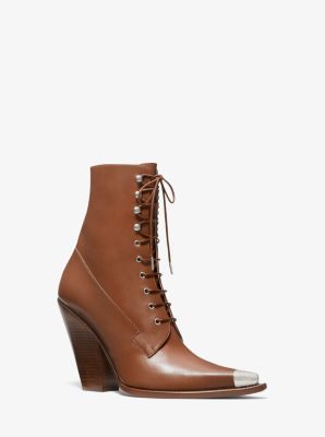 Radcliffe Leather Boot in LUGGAGE | Michael Kors
