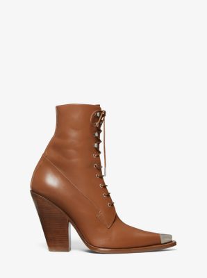 Radcliffe Leather Boot in LUGGAGE | Michael Kors