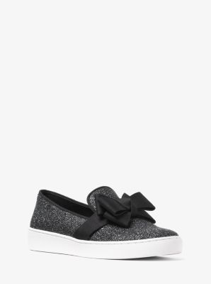 michael kors glitter slip ons