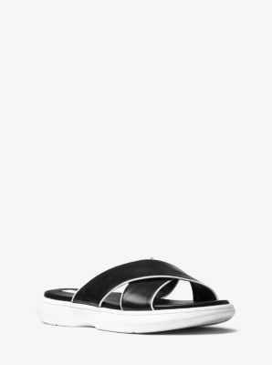 Daphne Calf Leather Slide | Michael Kors