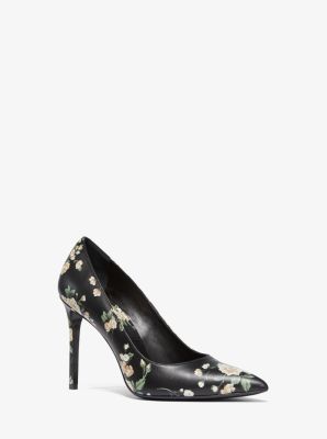 Gretel Floral Calf Leather Pump