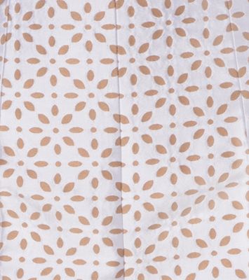 Cutout Bustier Eyelet Silk-Jacquard Romper in SUN/WHITE | Michael Kors