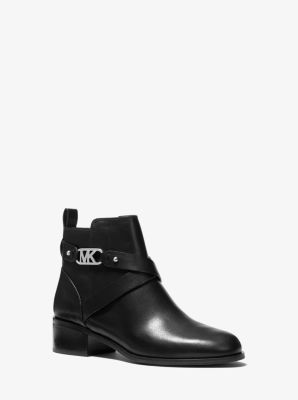 michael michael kors kincaid leather ankle boot