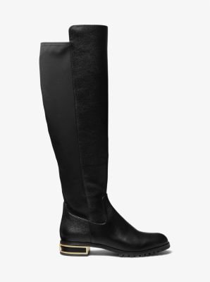 Michael kors over store the knee leather boots