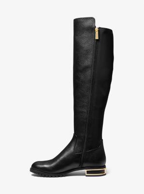 Michael kors black and hotsell gold boots