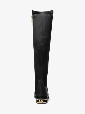 Michael kors over store the knee leather boots