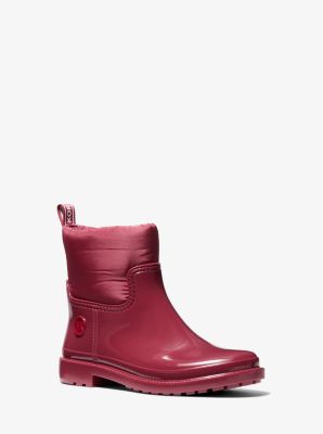 Blakely Logo Tape PVC and Nylon Rain Boot | Michael Kors