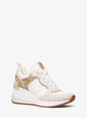 michael kors mixed media trainer