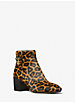 Elsa Leopard Print Calf Hair Ankle Boot image number 0