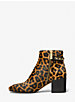 Elsa Leopard Print Calf Hair Ankle Boot image number 2