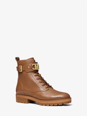 Kincaid Faux Leather Combat Boot | Michael Kors