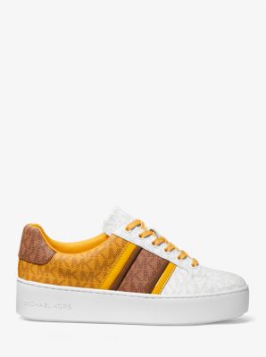 Poppy Color-Block Logo Stripe Sneaker