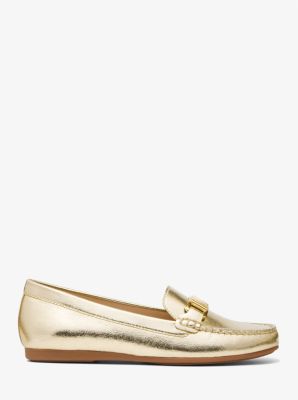 Michael kors store loafers gold