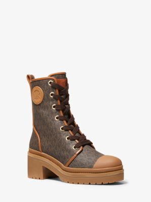 Michael kors combat store boots with stars