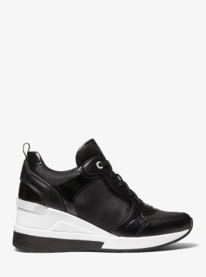 Crista Patent Leather and Mesh Trainer image number 1
