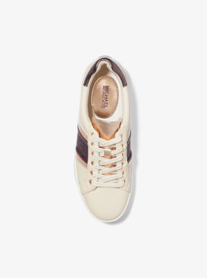 Poppy Embellished Faux Leather Stripe Sneaker image number 2
