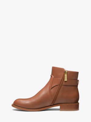 Michael kors cheap brown leather boots