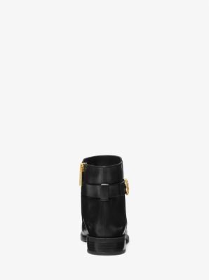 Carmen Leather Ankle Boot in BLACK | Michael Kors