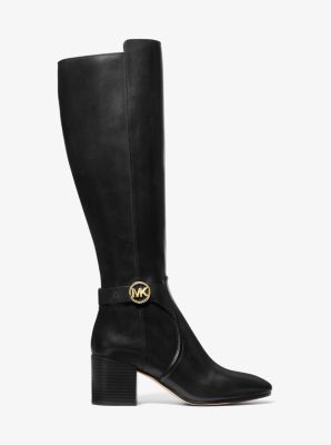 Michael kors shop black riding boots