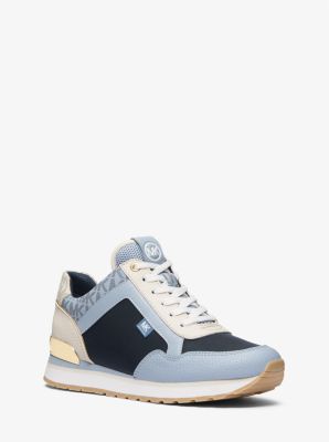 Maddy Two-Tone Logo and Mesh Trainer