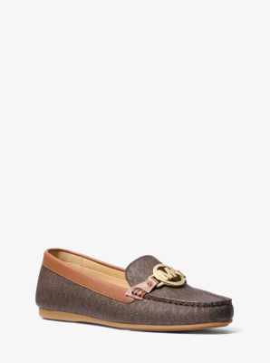 Fulton metallic embossed leather moccasin on sale