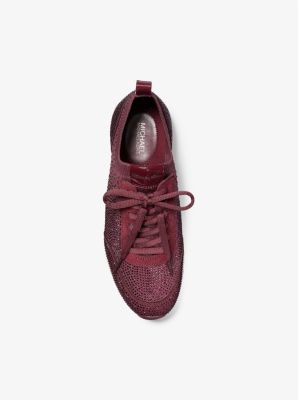 Jenkins Crystal Embellished Stretch Knit Trainer | Michael