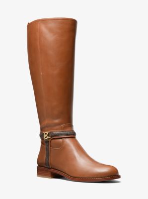 Mindy Leather and Signature Logo Trim Boot image number 0