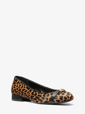 Mindy Flex Leopard Print Calf Hair Ballet Flat image number 0