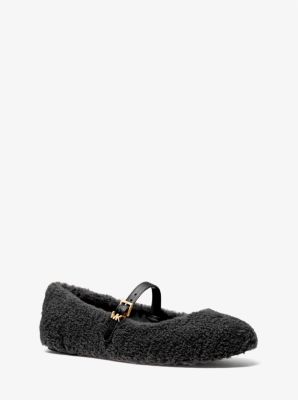 Mara Faux Shearling Ballet Flat image number 0