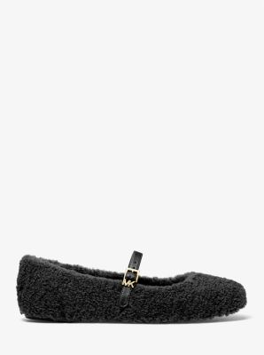 Mara Faux Shearling Ballet Flat image number 1