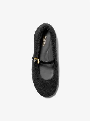 Mara Faux Shearling Ballet Flat image number 2