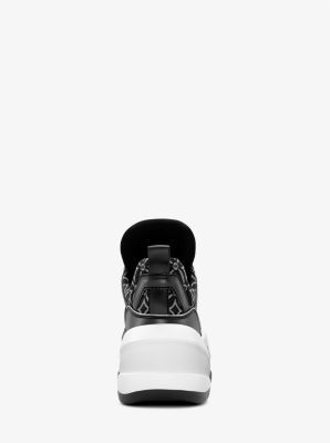 Olympia Metallic Logo Jacquard Trainer image number 1
