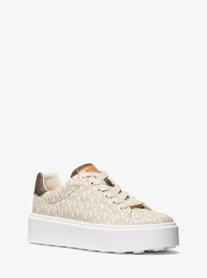 Romey Two Tone Logo Platform Sneaker Michael Kors