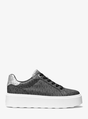 Romey Metallic Two-Tone Signature Logo Platform Sneaker image number 1