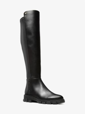 Michael Kors Ridley Riding Boot In Black