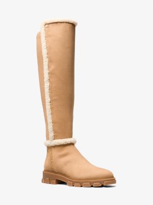 Ridley Faux Shearling Trim Riding Boot | Michael Kors [US]