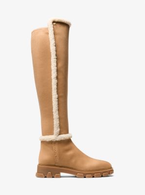 Bota de montar Ridley con ribete de pelo sintético de borrego