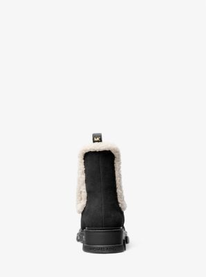 Ridley Suede and Faux Shearling Boot