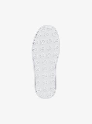 Romey Embellished Mixed-Media Platform Sneaker
